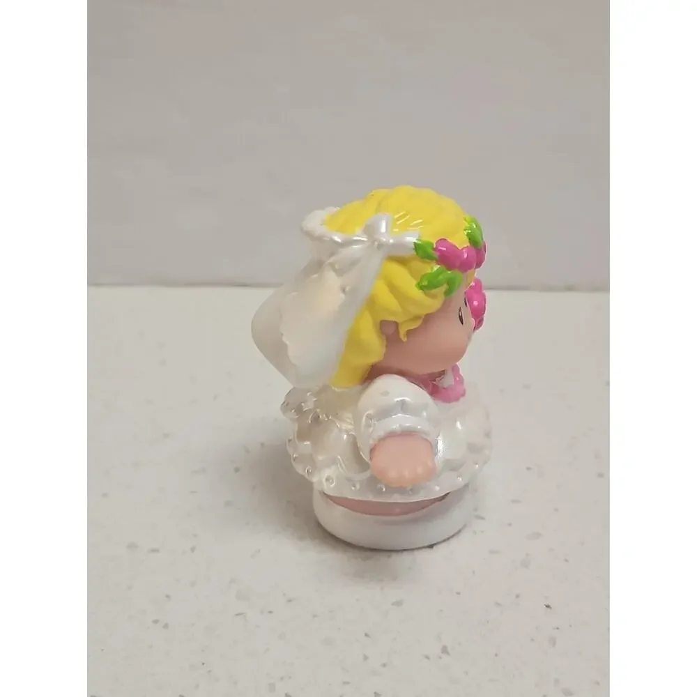 Fisher Price Little People Lot Wedding Bride Groom PVC‎ Figures Cake Toppers